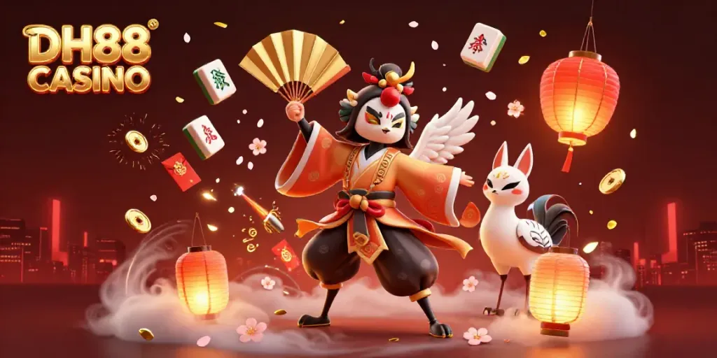 Experience thrilling moments at DH88 CASINO with vibrant characters and rich gaming elements.