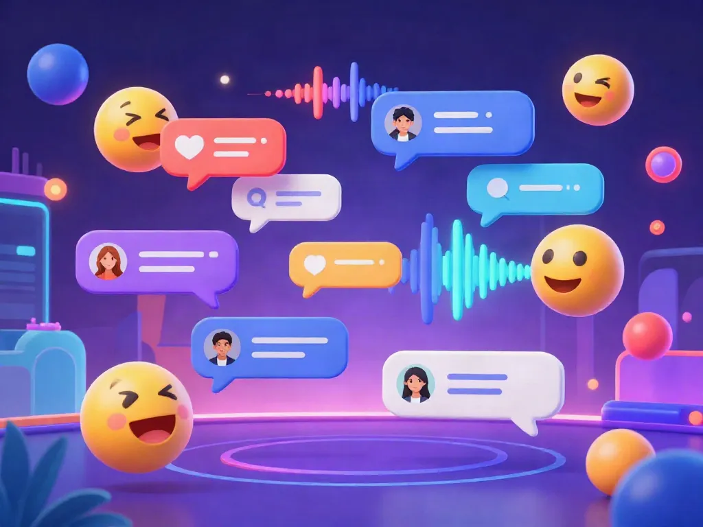 Engaging scene showcasing juicy chat AI interactions with animated characters and vibrant chat interface.