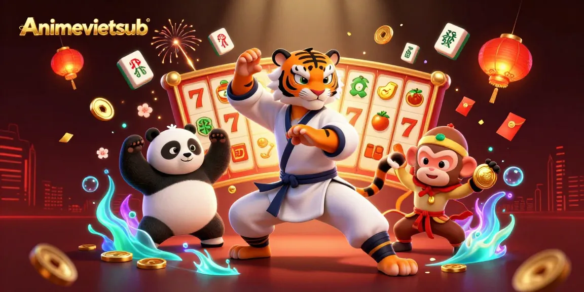 Play exciting games at Animevietsub with vibrant visuals and engaging characters in a thrilling casino scene.