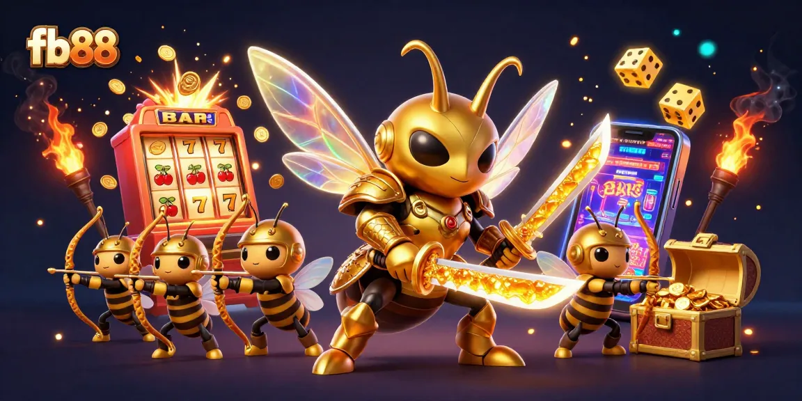 Experience thrilling gaming action with fb88 in an ultra-detailed 3D casino scene
