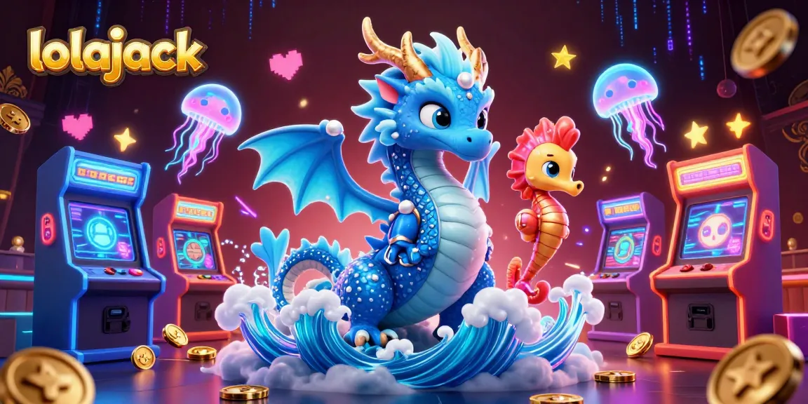 Experience the magic at lolajack casino with vibrant 3D gaming elements and characters.